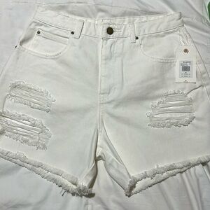 White Billabong Jean shorts